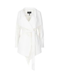 Bcbgmaxazria Fringed Oversized Wrap Coat at Bcbgmaxazria