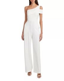 Bcbgmaxazria One Shoulder Cutout Jumpsuit at Bloomingdales