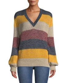 Bcbgmaxazria striped sweater at Last Call