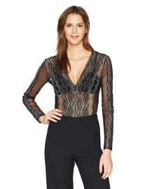 Bcbgmaxria Theo Lace Bodysuit at Amazon