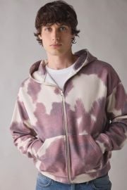 Bdg Cow Print Patterned Full Zip Hoodie Sweatshirt2 at Urban Outfitters