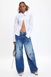 Bdg Jaya Embellished Baggy Boyfriend Jean at Urban Outfitters