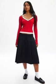 Bdg Robbie Thermal Double Layer Top at Urban Outfitters