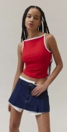 Bdg Romy Boatneck Cropped Tank Top at Urban Outfitters