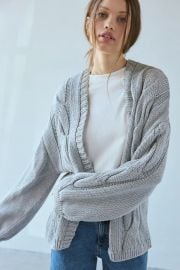 Bdg Skylar Oversized Cable Knit Cardigan at Urban Outfitters