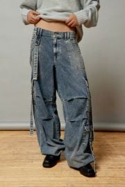 Bdg Strappy Balloon Cargo Jean at Urban Outfitters