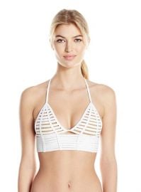 Beach Bunny  Hard Summer Long Line Triangle Bikini Top at Amazon