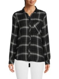 Beach Lunch Lounge Carley Plaid Button Down Shirt on SALE at Saks Off 5th