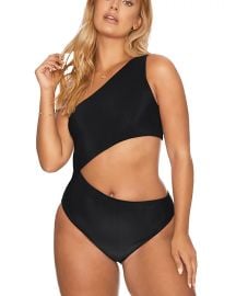 Beach Riot Celine One Shoulder Cutout One Piece Swimsuit Bloomingdales at Bloomingdales