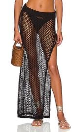 Beach Riot Deborah Skirt In Black at Revolve