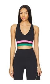 Beach Riot Elora Top In Forest Lagoon Colorblock at Revolve