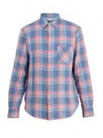 Beach plaid cotton-flannel shirt at Matches