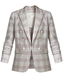 Beacon Linen Plaid Jacket at Veronica Beard