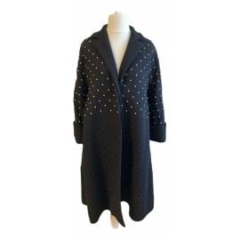 Bead Embellished Wool Blend Coat by Lela Rose at Vestiaire Collective