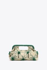 Beaded Detail Clutch at Zara