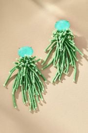 Beaded Firework Drop Earrings2 at Anthropologie