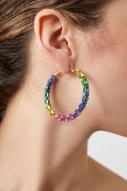 Beaded Hoop Earrings at Forever 21