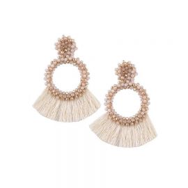 Beaded Tassel Earrings at Sonja