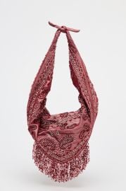 Beaded Woven Bag at Zara