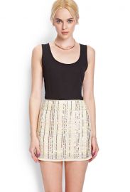 Beaded mini skirt at Forever 21