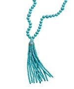 Beaded tassle necklace by Kenneth Jay Lane at Max & Chloe