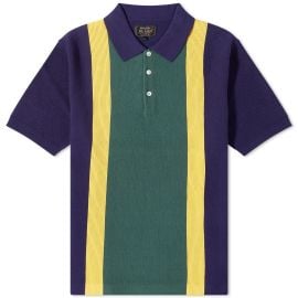 Beam Plus Stripe Knitted Polo at End Clothing