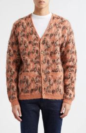 Beams Brushed Paisley Jacquard Cardigan at Nordstrom