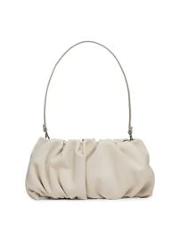 Bean Ruched Leather Shoulder Bag by Staud at Saks Fifth Avenue