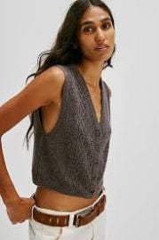 Beatrice Cashmere Vest at Free People
