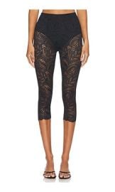 Beaufille Cassia Capri Legging In Black at Revolve