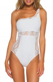 Becca Color Play Asymmetrical One-Piece Swimsuit   Nordstrom at Nordstrom