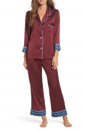 Bed to Brunch Pinstripe Crop Pajamas at Nordstrom