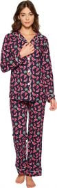 BedHead Womens Long Sleeve Classic Pajama Set at Amazon