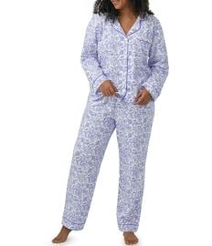 Bedhead Plus Size Long Sleeve Notch Collar Fairytale Forest Jersey Knit Pajama Set Dillardx27s at Dillards