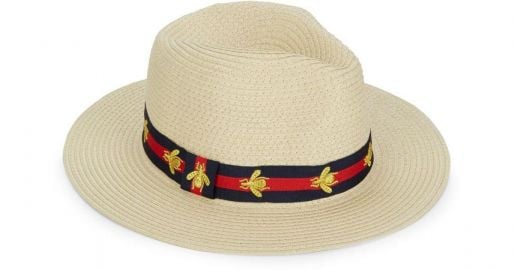 Bee Preppy Panama Hat at Saks Off 5th