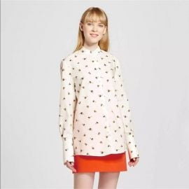 Bee Print Button Down Top - Victoria Beckham for Target at Target