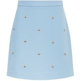 Bee embellished skirt at Maje