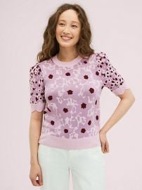 Begonia Jacquard Sweater at Kate Spade