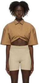 Beige La Montagne La Chemise Ballu Shirt by Jacquemus at Ssense