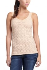 Beige tank top from Anthropologie at Anthropologie