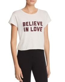 Believe In Love Cropped Tee at Bloomingdales