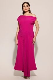 Bella Barnet Paulina Oblique Shoulder Midi Dress at Bella Barnet