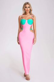 Bella Barnett Quiyana Cutout Bandage Maxi Dress at Bella Barnett