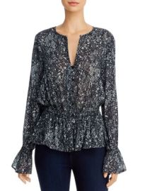 Bella Dahl Animal Print Peplum Blouse - 100 Exclusive    Bloomingdales at Bloomingdales