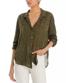 Bella Dahl Flowy Shirt in Herb Green at Bloomingdales