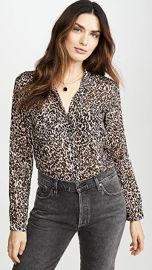 bella dahl leopard shirt