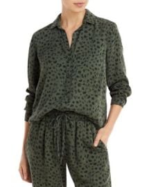 Bella Dahl Printed Rounded Hem Button Down Shirt     Bloomingdales at Bloomingdales