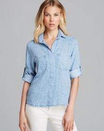 Bella Dahl Shirt - Cheetah Chambray Button Down at Bloomingdales