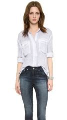 Bella Dahl Split Back Button Down at Shopbop