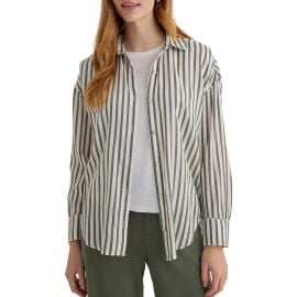 Bella Dahl Stripe Oversize Button-Up Shirt at Nordstrom